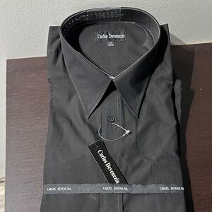 Black Dress Shirt for Men